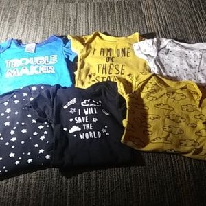 3-6 mo onesie bundle